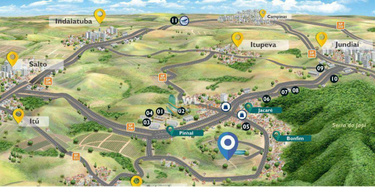 Imagem Terreno à Venda, 176 m² em Colina Ii - Cabreúva Imagem Terreno à Venda, 176 m² em Colina Ii - Cabreúva