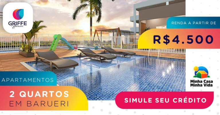 Apartamento com 2 Quartos à Venda,  em Aldeia - Barueri
