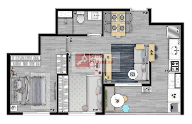 Imagem Apartamento com 2 Quartos à Venda, 44 m² em Brás - São Paulo Imagem Apartamento com 2 Quartos à Venda, 44 m² em Brás - São Paulo