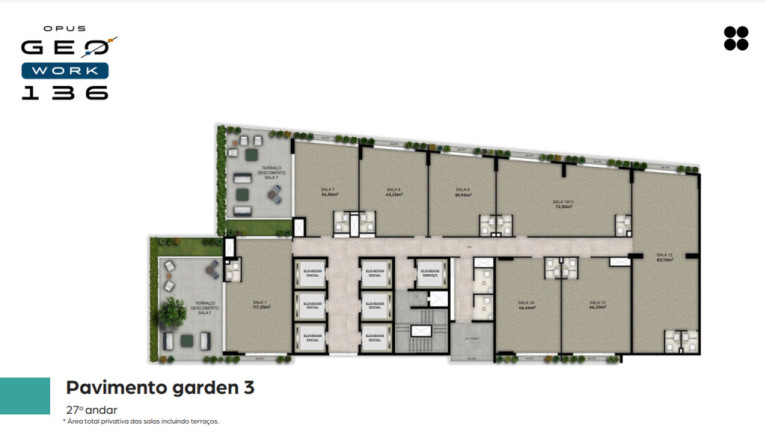Imagem Sala Comercial à Venda, 633 m² em Setor Marista - Goiânia Imagem Sala Comercial à Venda, 633 m² em Setor Marista - Goiânia