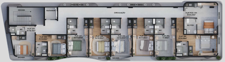 Imagem Imóvel com 1 Quarto à Venda, 23 m² em Cabo Branco - João Pessoa Imagem Imóvel com 1 Quarto à Venda, 23 m² em Cabo Branco - João Pessoa