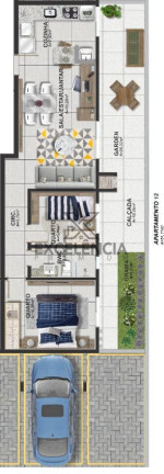 Imagem Apartamento com 2 Quartos à Venda, 42 m² em Bom Jesus - São José Dos Pinhais