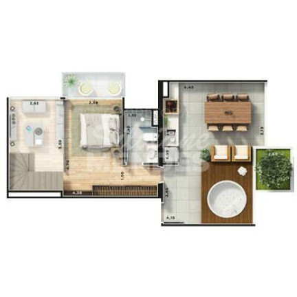 Imagem Apartamento com 1 Quarto à Venda, em Jardim Portal Da Colina - Sorocaba Imagem Apartamento com 1 Quarto à Venda, em Jardim Portal Da Colina - Sorocaba