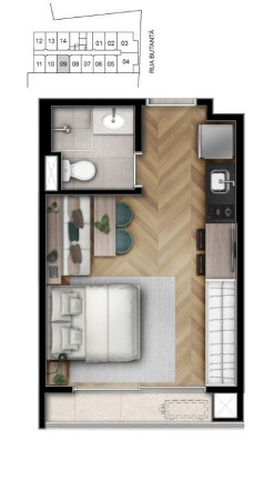Imagem Apartamento com 2 Quartos à Venda, 46 m² em Pinheiros - São Paulo