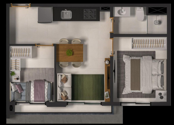 Imagem Apartamento com 1 Quarto à Venda, 27 m² em Vila Monte Alegre - São Paulo Imagem Apartamento com 1 Quarto à Venda, 27 m² em Vila Monte Alegre - São Paulo
