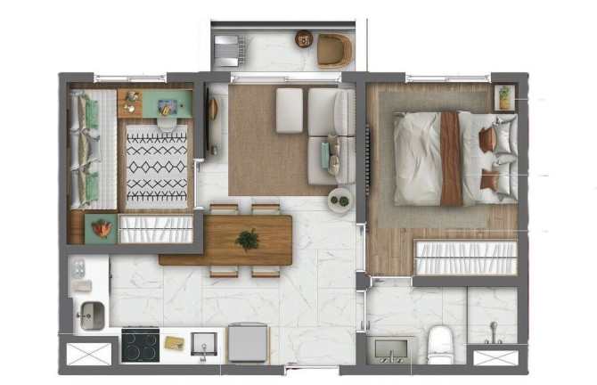 Imagem Apartamento com 3 Quartos à Venda, 54 m² em Chácara Klabin - São Paulo