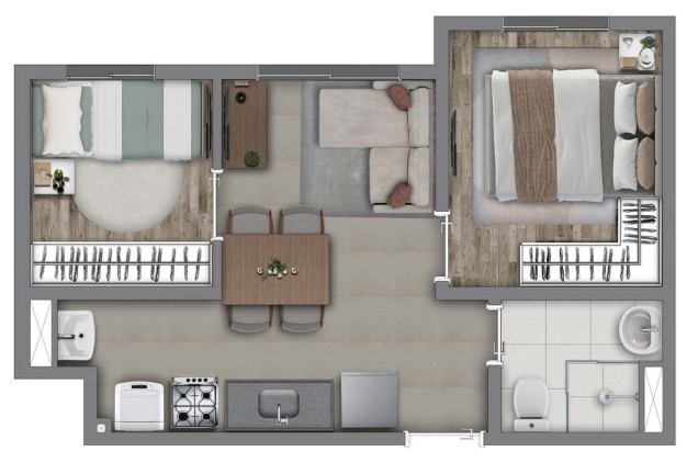Imagem Imóvel com 2 Quartos à Venda, 31 m² em Vila Prudente - São Paulo