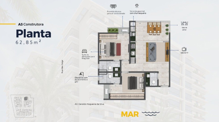 Imagem Apartamento com 2 Quartos à Venda, 59 m² em Praia Das Palmeiras - Caraguatatuba Imagem Apartamento com 2 Quartos à Venda, 59 m² em Praia Das Palmeiras - Caraguatatuba