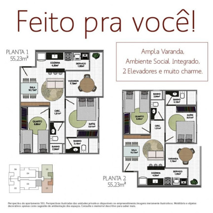 Imagem Imóvel com 2 Quartos à Venda, 55 m² em Aribiri - Vila Velha Imagem Imóvel com 2 Quartos à Venda, 55 m² em Aribiri - Vila Velha