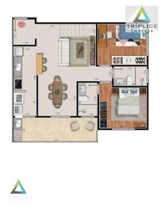 Imagem Apartamento com 2 Quartos à Venda, 73 m² em Bairu - Juiz De Fora