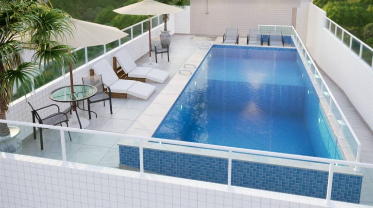 Imagem Apartamento com 1 Quarto à Venda, 41 m² em Guilhermina - Praia Grande