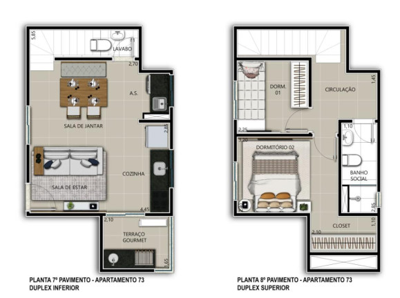 Imagem Apartamento com 2 Quartos à Venda, 45 m² em Vila Ré - São Paulo