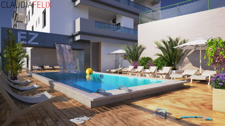 Imagem Imóvel com 2 Quartos à Venda, 75 m² em Aviação - Praia Grande