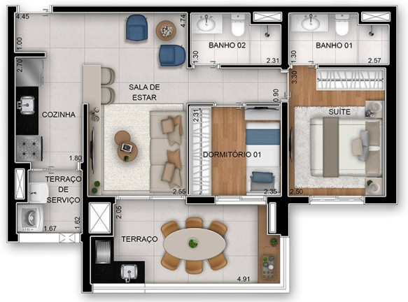 Imagem Apartamento com 2 Quartos à Venda, 65 m² em Vila Prudente - São Paulo Imagem Apartamento com 2 Quartos à Venda, 65 m² em Vila Prudente - São Paulo