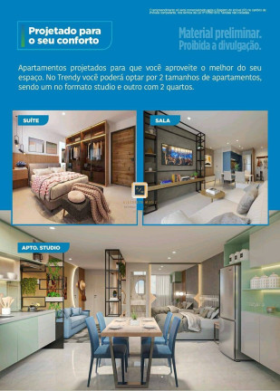 Imagem Apartamento com 1 Quarto à Venda, 34 m² em Parquelândia - Fortaleza Imagem Apartamento com 1 Quarto à Venda, 34 m² em Parquelândia - Fortaleza