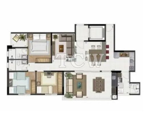 Imagem Apartamento com 3 Quartos à Venda, 103 m² em Mooca - São Paulo