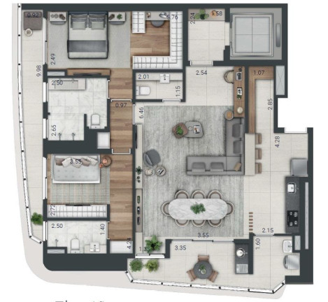 Imagem Apartamento com 2 Quartos à Venda, 77 m² em Real Parque - São Paulo Imagem Apartamento com 2 Quartos à Venda, 77 m² em Real Parque - São Paulo