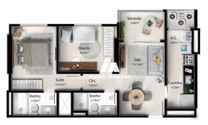 Imagem Apartamento com 2 Quartos à Venda, 55 m² em Praia De Itaparica - Vila Velha Imagem Apartamento com 2 Quartos à Venda, 55 m² em Praia De Itaparica - Vila Velha