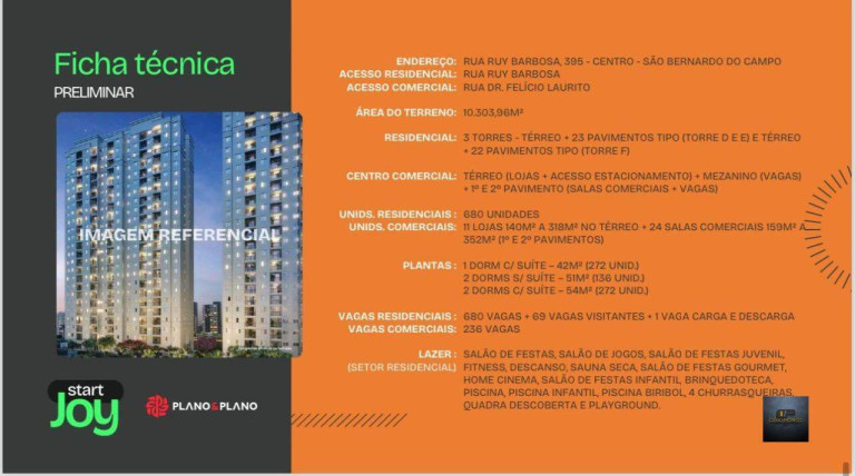 Imagem Apartamento com 1 Quarto à Venda, 42 m² em Centro - São Bernardo Do Campo