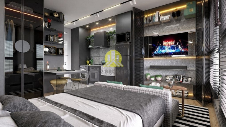 Imagem Apartamento com 1 Quarto à Venda, 44 m² em Cidade Industrial - Curitiba
