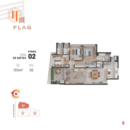 Imagem Apartamento com 3 Quartos à Venda, 130 m² em Cristo Rei - Curitiba