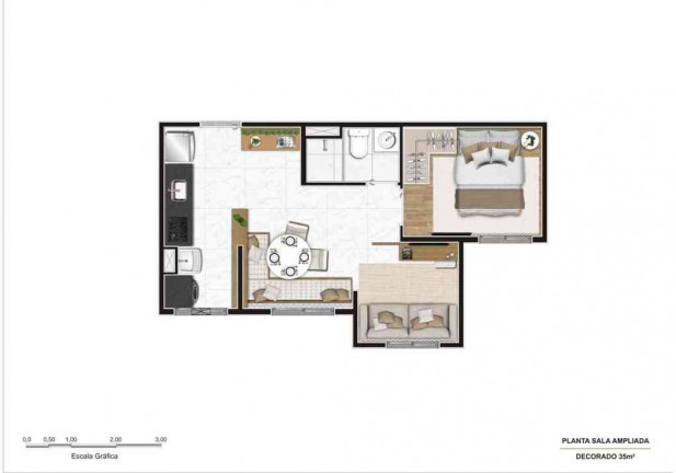 Imagem Apartamento com 2 Quartos à Venda, 35 m² em São Mateus - São Paulo