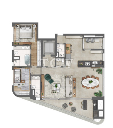 Imagem Apartamento com 3 Quartos à Venda, 152 m² em Vila Olímpia - São Paulo