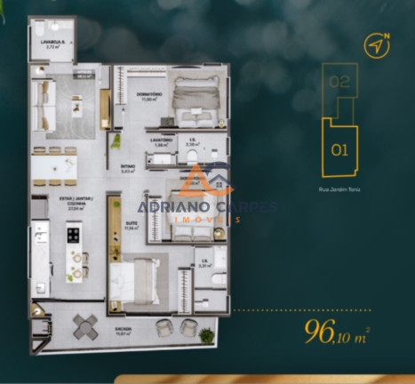 Imagem Imóvel com 2 Quartos à Venda, 96 m² em Centro - Navegantes Imagem Imóvel com 2 Quartos à Venda, 96 m² em Centro - Navegantes