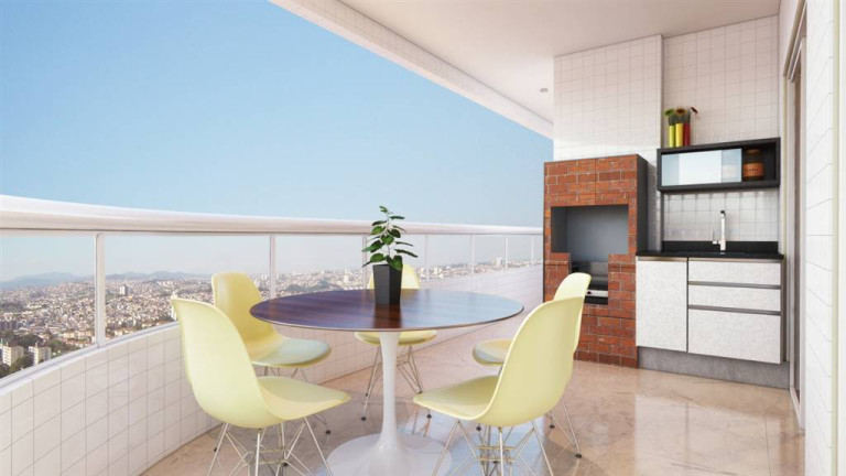 Imagem Apartamento com 1 Quarto à Venda, 48 m² em Caiçara - Praia Grande