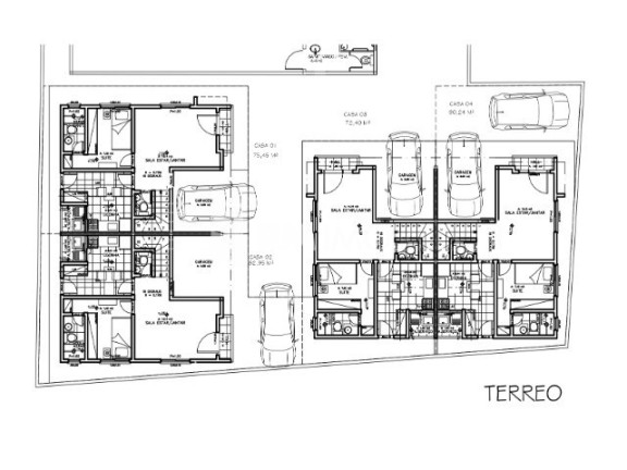 Casa de Condomínio com 4 Quartos à Venda, 72 m² em Centro - Lauro De Freitas