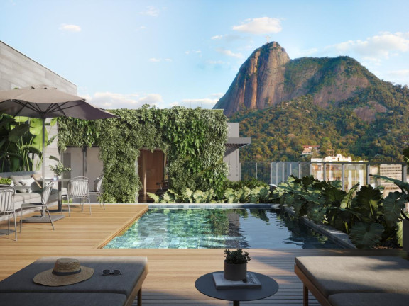 Imagem Apartamento com 4 Quartos à Venda, 155 m² em Humaitá - Rio De Janeiro