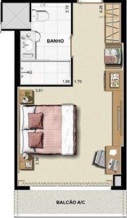 Imagem Apartamento com 1 Quarto à Venda, 24 m² em Cabral - Curitiba Imagem Apartamento com 1 Quarto à Venda, 24 m² em Cabral - Curitiba