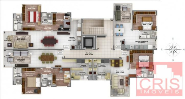 Imagem Apartamento com 1 Quarto à Venda, 64 m² em Cidade Alta - Bento Gonçalves Imagem Apartamento com 1 Quarto à Venda, 64 m² em Cidade Alta - Bento Gonçalves