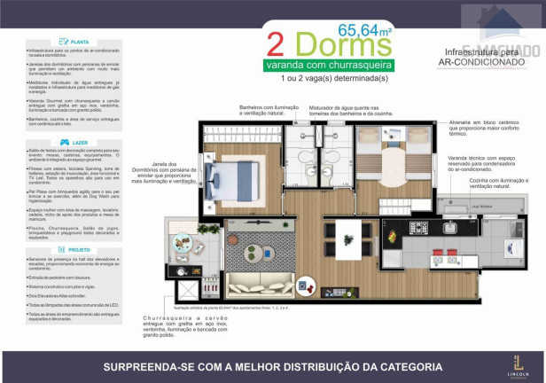 Imagem Apartamento com 2 Quartos à Venda, 65 m² em Campestre - Santo André Imagem Apartamento com 2 Quartos à Venda, 65 m² em Campestre - Santo André