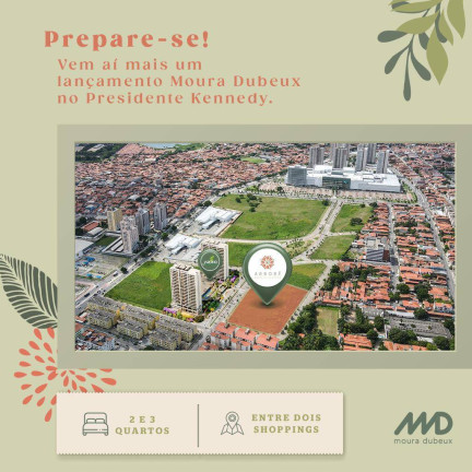 Imagem Apartamento com 3 Quartos à Venda, 65 m² em Presidente Kennedy - Fortaleza