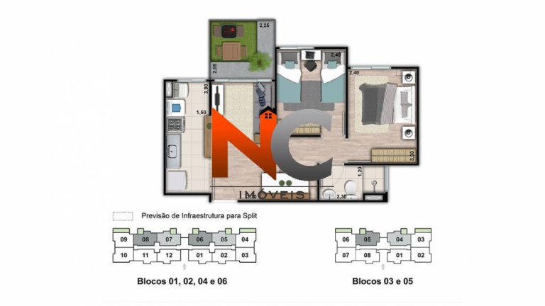 Imagem Apartamento com 2 Quartos à Venda, 50 m² em São Vicente - Belford Roxo Imagem Apartamento com 2 Quartos à Venda, 50 m² em São Vicente - Belford Roxo