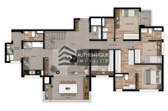 Imagem Apartamento com 4 Quartos à Venda, 132 m² em Vila Boa Vista - Santo André Imagem Apartamento com 4 Quartos à Venda, 132 m² em Vila Boa Vista - Santo André