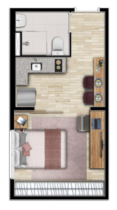 Imagem Apartamento à Venda, 25 m² em Vila Buarque - São Paulo Imagem Apartamento à Venda, 25 m² em Vila Buarque - São Paulo