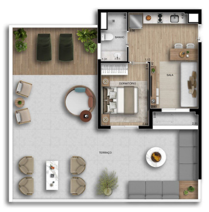 Imagem Apartamento com 1 Quarto à Venda, 31 m² em Vila Clementino - São Paulo Imagem Apartamento com 1 Quarto à Venda, 31 m² em Vila Clementino - São Paulo