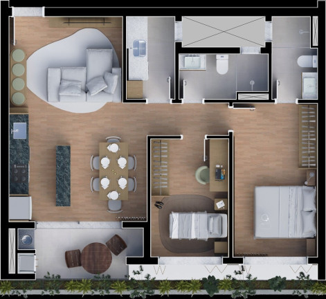 Imagem Cobertura com 3 Quartos à Venda, 220 m² em água Verde - Curitiba