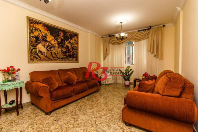 Apartamento com 3 Quartos à Venda, 136 m² em José Menino - Santos
