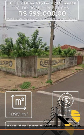 Imagem Terreno à Venda, 1.097 m² em Boa Vista - Uberaba Imagem Terreno à Venda, 1.097 m² em Boa Vista - Uberaba