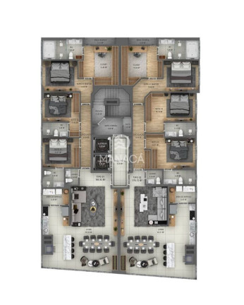 Imagem Apartamento com 3 Quartos à Venda, 112 m² em Tabuleiro - Barra Velha