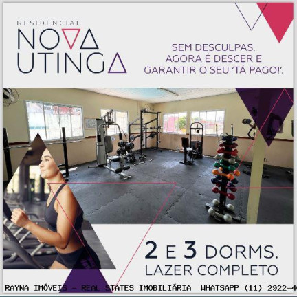 Imagem Apartamento com 3 Quartos à Venda, 63 m² em Jardim Utinga - Santo André