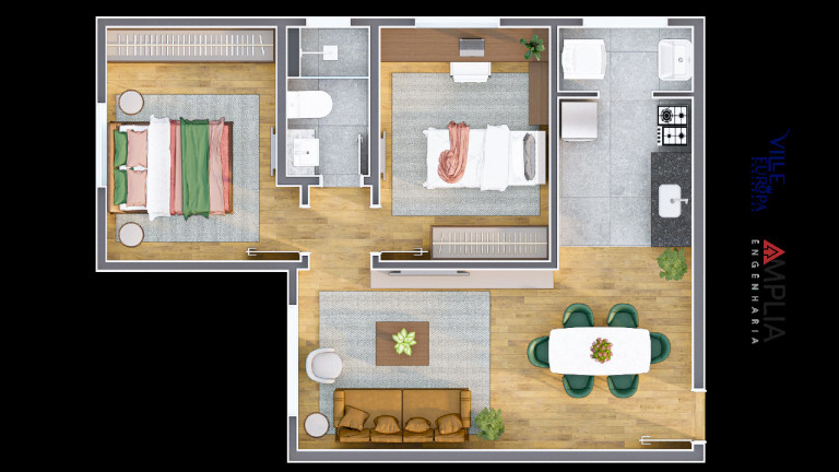 Imagem Apartamento com 3 Quartos à Venda, 70 m² em Boa Esperança - Santa Luzia Imagem Apartamento com 3 Quartos à Venda, 70 m² em Boa Esperança - Santa Luzia