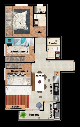 Imagem Apartamento com 2 Quartos à Venda, 41 m² em Vila Ré - São Paulo Imagem Apartamento com 2 Quartos à Venda, 41 m² em Vila Ré - São Paulo