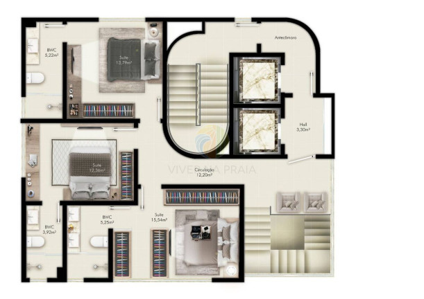Imagem Apartamento com 3 Quartos à Venda, 125 m² em Centro - Balneário Camboriú