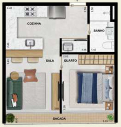 Imagem Imóvel com 1 Quarto à Venda, 47 m² em Gávea - Rio De Janeiro