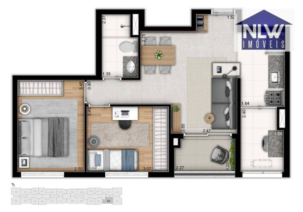 Imagem Apartamento com 2 Quartos à Venda, 54 m² em Butantã - São Paulo