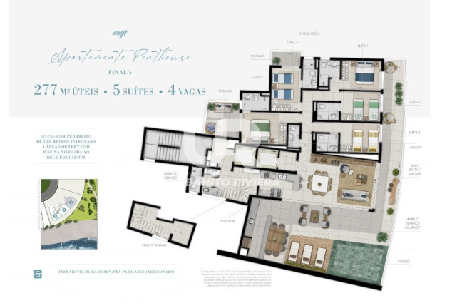 Imagem Imóvel com 5 Quartos à Venda, 125 m² em Módulo 08 | Riviera - Bertioga